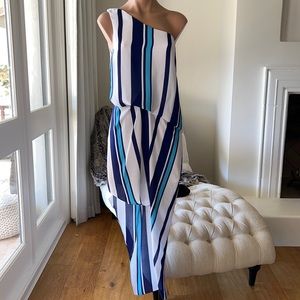 Karlie Asymmetrical One Shoulder Dress